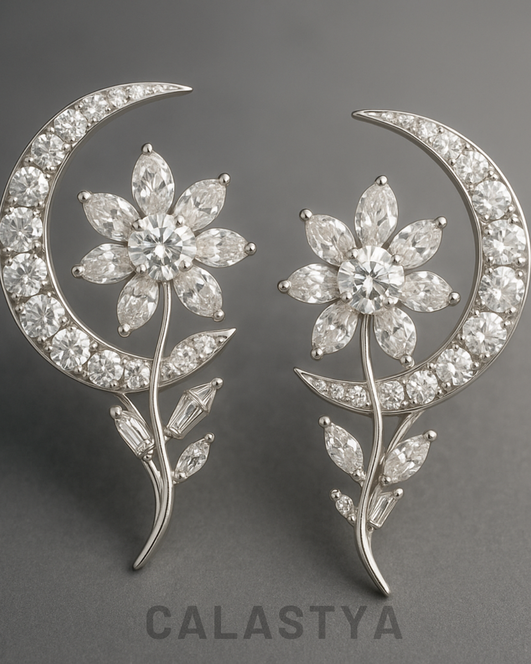 Celestial Bloom Diamond Earrings